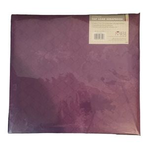 MBI Scrapbook Purple Trees 20 Pages 12 Inch X 12 Inch White Pages Fading 823340